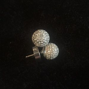 Michael Kors pave earrings